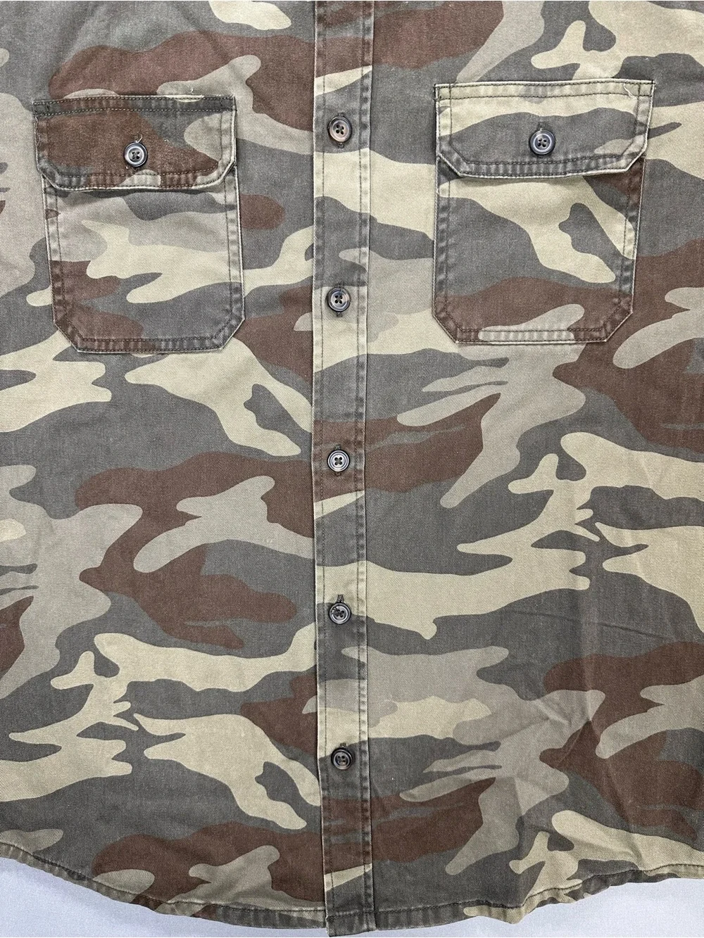 NWT Aeropostale Long Sleeve Camo Workwear Button-Down Shirt - Mens Medium